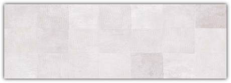 Декор Ecoceramic Oyster 33,3x100 white rlv.