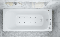гидромассажная ванна WGT Rialto Orta 170x70 AERO LINE + корпус+рама+слив/перелив (RLTORT170ARLPCW)