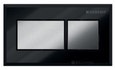 смывная клавиша Geberit Sigma 12 см черный глянцевый (116.051.KV.1)