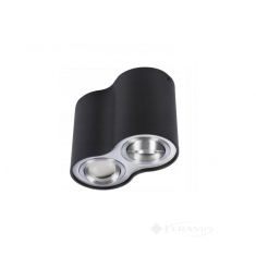 точечный светильник Azzardo Bross 2 black/aluminium (AZ0782)