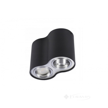 Точечный светильник Azzardo Bross 2 black/aluminium (AZ0782)