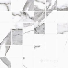 мозаика Cerrad Calacatta 29,7x29,7 white, полированная