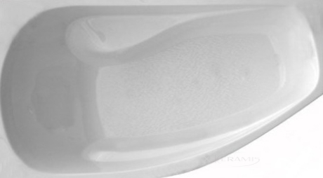 Ванна акриловая Triton Скарлет 167x96 правая