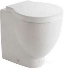 Унитаз Globo Bowl напольный с сиденьем обычным белым (SB002.BI+SB021)