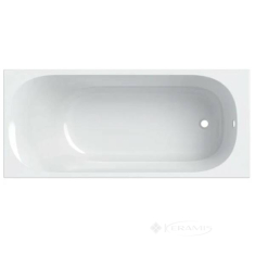 ванна акриловая Geberit Soana 170x75 slim rim, прямоугольная, с ножками, белая (554.014.01.1)