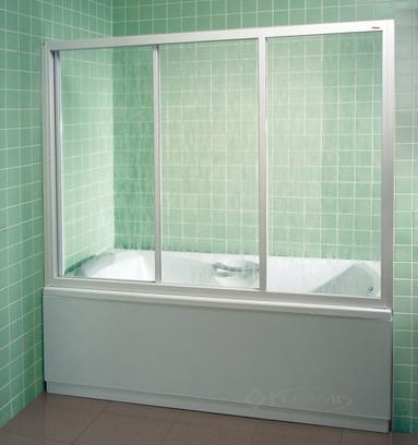 Штора д/ванны Ravak AVDP 3-150 стекло Transparent (40VP0U02Z1)
