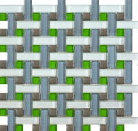мозаика Grand Kerama 30x30 (1,5х1,5) плетенка серый (1083)