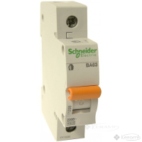 автоматичний вимикач Schneider Electric Ва63 50 A, 230В/400В, 1 п., Тип C, 4,5 kA (11208)