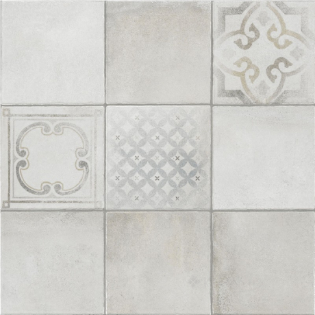 Плитка La Fenice Ceramiche Fattoamano 61,5x61,5 maiolica bianco