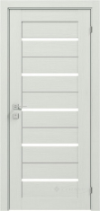 дверное полотно Rodos Modern Lazio 700 мм, с полустеклом, сосна крем