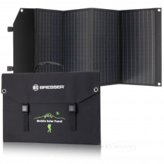 портативний зарядний пристрій для сонячної панелі Bresser Mobile Solar Charger 90 Watt USB DC (3810060 930151)