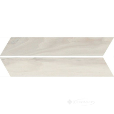 плитка Rondine Group Woodie 7,5x40,7 white chevron (J86594)