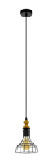 подвесной светильник Eglo Bampton 1, коричневый (33043)