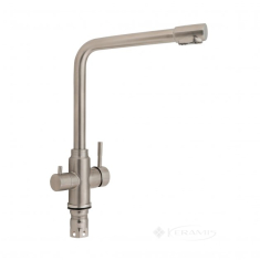 смеситель для кухни Lidz никель, с фильтром для питьевой воды (LDARI020F1NKS34941)