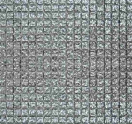 Мозаика Grand Kerama 30х30 (1,5х1,5) моно платина (628)