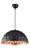 подвесной светильник Azzardo Jim, черный, медный (71346-1-BK-CO /AZ1653)