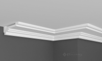 карниз жесткий Elite Decor Gaudi Decor 3,2x10,5x244 см белый (P 896)