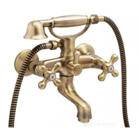смеситель для ванны и душа Genebre New Regent Classic bronze (68526 09 43 66)