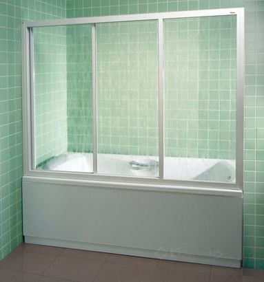Штора д/ванны Ravak AVDP 3-180 стекло Transparent (40VY0102Z1)