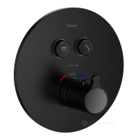 термостат для ванны Imprese Smart Click скрытого монтажа, черный матовый (ZMK101901238)
