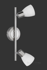 спот Trio Carico никель матовый, белый матовый, 2 лампы, LED (871510207)