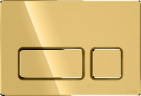 смывная клавиша Cersanit Block gold (K97-465)