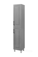 пенал Mirater Альба, серый, дверь справа (000004751)