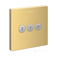 термостат Hansgrohe Shower Select, на 3 потребителя, золотой (15764990)