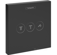 термостат Hansgrohe Shower Select, на 3 потребителя, черный матовый (15764670)