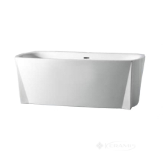 ванна акриловая Volle 12-22 170x80 отдельно стоящая, белая, на раме, с панелью, с сифоном (12-22-610)
