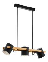подвесной светильник Eglo Hornwood, коричневый, 3 лампы (43045)