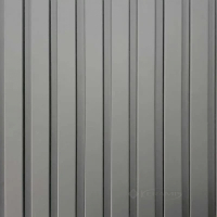 панель стеновая Super Profil МДФ "12117 титан гофти 117(104)x12х2800 (СП12117-28)
