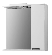 шкафчик зеркальный Van Mebles Верона бело-серая, 70 см, правая (000004189)
