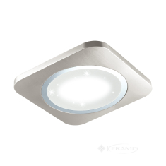 светильник накладной Eglo Puyo-S 51x51 см, никель матовый, хром, белый (97664)