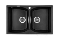 кухонна мийка Granado Cordoba 78x50 black shine(1201)