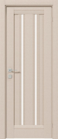 дверное полотно Rodos Fresca Mikela 800 мм, с полустеклом, беленый дуб