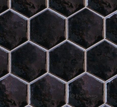 Плитка Equipe Hexatile Brillo 17,6x20,1 negro