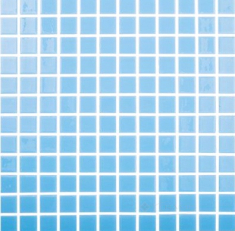мозаика Vidrepur Colors (107) 31,5x31,5 light sky blue