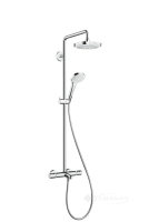 душевая система Hansgrohe Croma Select E 180 2jet showerpipe для ванны (27352400)