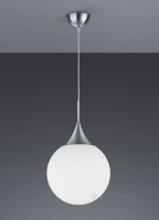 підвісний світильник Trio Midas, нікель матовий, білий, 30 см (301600107)
