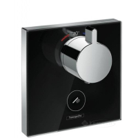 термостат Hansgrohe Shower Select Highflow с отдельным выводом для ручного душа черный/хром (15735600)