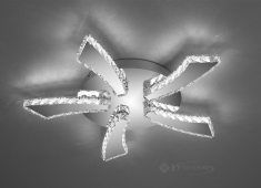 светильник потолочный Reality Phin, хром, прозрачный, 55 см, LED (R62485106)