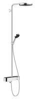 Душова система з термостатом Hansgrohe Pulsify Showerpipe 260 1jet ShowerTablet 400 хром (24230000)