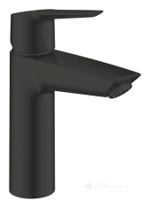 смеситель для умывальника Grohe QuickFix Start M-размера, черный + донный клапан, ключ QuickTool (235752432)