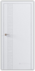 дверное полотно Rodos Loft Wave V 600 мм, с вставкой, белый мат