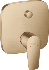 смеситель для ванны Hansgrohe Talis E со встроенной защитной комбинацией, бронзовый (71474140)