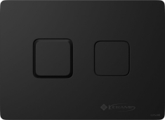 смывная клавиша Cersanit Accento Square черный мат (K97-426)