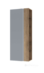 пенал Van Mebles Прио серый, подвесной, 55 см левый (000005428)