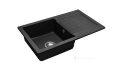 кухонна мийка Rea Dag black ( ZLE-00111) + сифон