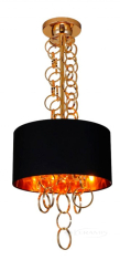 подвесной светильник Azzardo Kate, черный, золотой, 4 лампы (AZ2678)